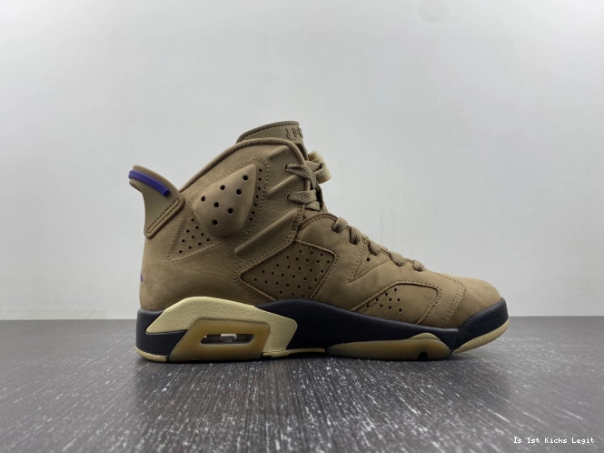 WMNS Jordan Air Brown Kelp 6 FD1643-300 Gore-Tex 0823